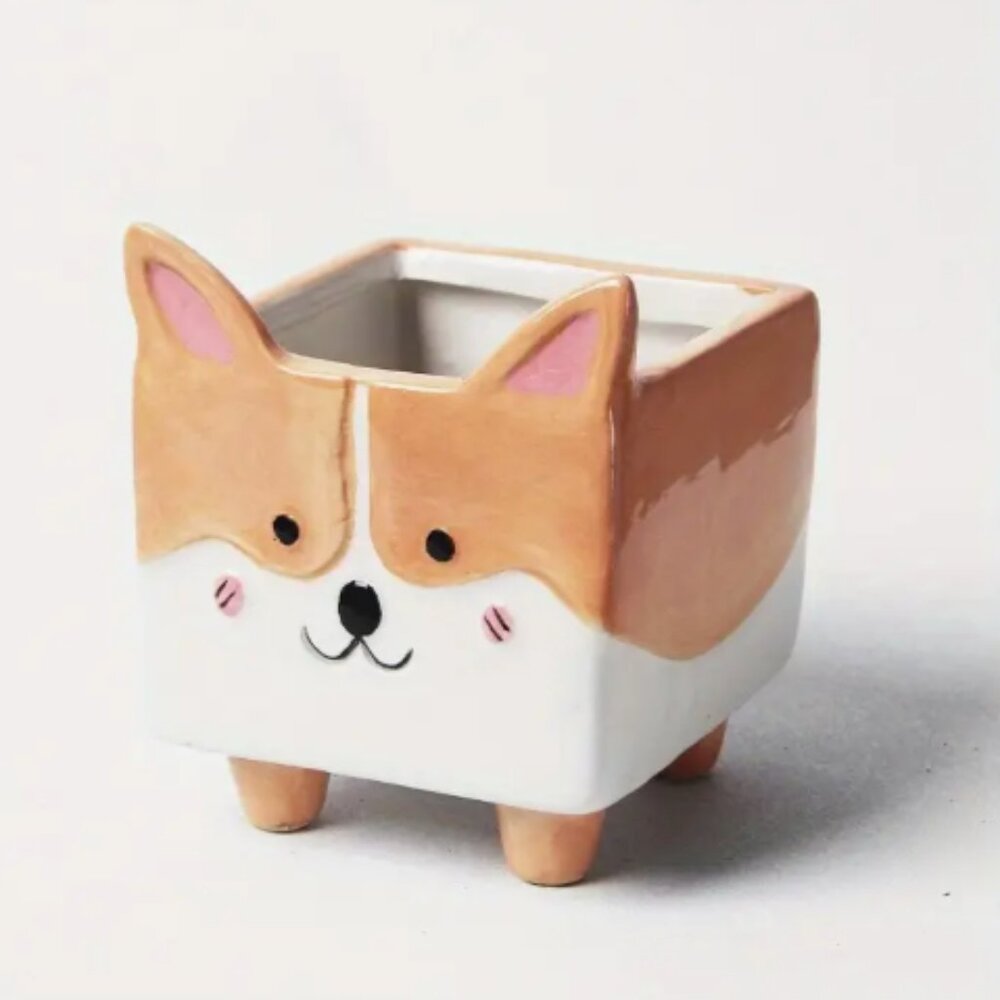 Corgi Planter